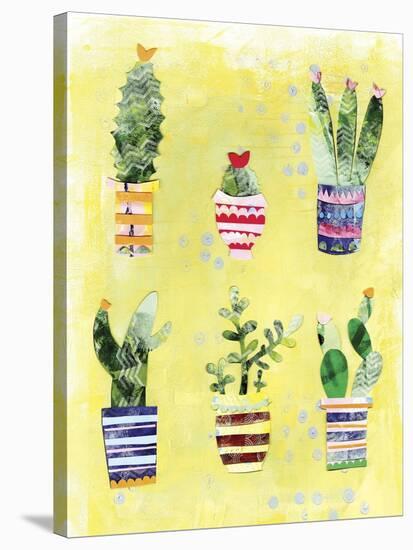 Succulent Garden-Summer Tali Hilty-Stretched Canvas