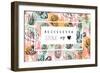 Succulent Love-Helter skelter-Framed Premium Giclee Print