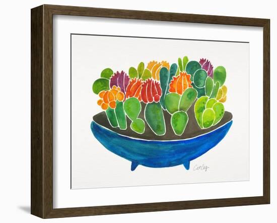 Succulents-Cat Coquillette-Framed Art Print