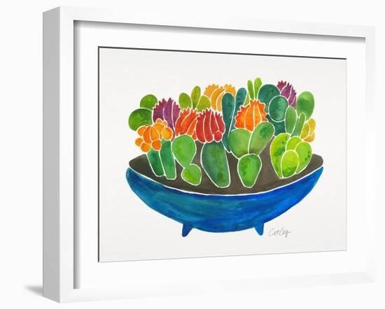 Succulents-Cat Coquillette-Framed Art Print