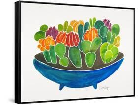 Succulents-Cat Coquillette-Framed Stretched Canvas