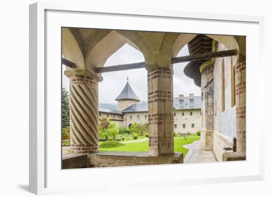 Sucevita Monastery, a Gothic Church, One of the Painted Churches of Northern Moldavia-Matthew Williams-Ellis-Framed Photographic Print