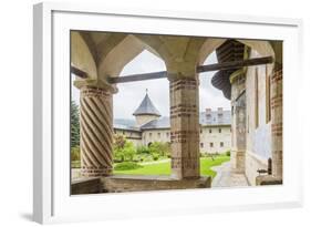 Sucevita Monastery, a Gothic Church, One of the Painted Churches of Northern Moldavia-Matthew Williams-Ellis-Framed Photographic Print