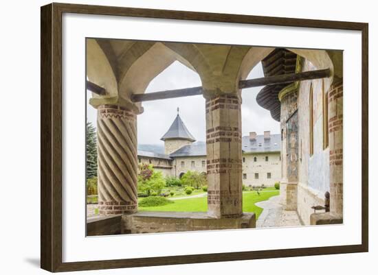 Sucevita Monastery, a Gothic Church, One of the Painted Churches of Northern Moldavia-Matthew Williams-Ellis-Framed Photographic Print