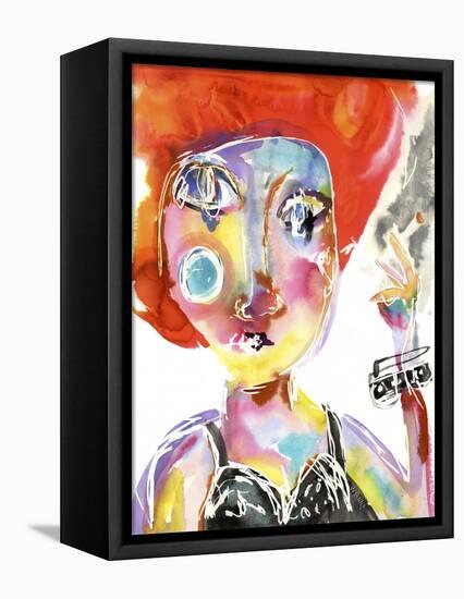 Such A Drag-Wyanne-Framed Stretched Canvas