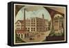 Suchard Chocolate Factory-null-Framed Stretched Canvas