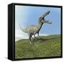 Suchomimus Dinosaur Roaring-null-Framed Stretched Canvas