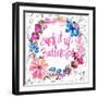 Suck It Up Buttercup-Esther Bley-Framed Art Print