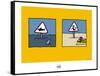 Sud-Mer-Sud-Terre - Dangers de la plage-Sylvain Bichicchi-Framed Stretched Canvas