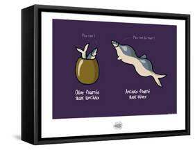 Sud-Mer-Sud-Terre - Olives et anchois (2)-Sylvain Bichicchi-Framed Stretched Canvas