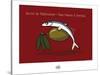 Sud-Mer-Sud-Terre - Olives et anchois-Sylvain Bichicchi-Stretched Canvas