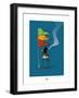 Sud-Mer-Sud-Terre - Rasta-MNS-Sylvain Bichicchi-Framed Art Print