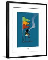 Sud-Mer-Sud-Terre - Rasta-MNS-Sylvain Bichicchi-Framed Art Print