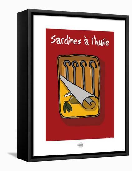 Sud-Mer-Sud-Terre - Sardines à l'huile-Sylvain Bichicchi-Framed Stretched Canvas