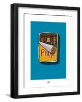 Sud-Mer-Sud-Terre - Sardines à la plage-Sylvain Bichicchi-Framed Art Print