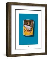 Sud-Mer-Sud-Terre - Sardines à la plage-Sylvain Bichicchi-Framed Art Print