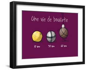 Sud-Mer-Sud-Terre - Une vie de bouliste-Sylvain Bichicchi-Framed Art Print