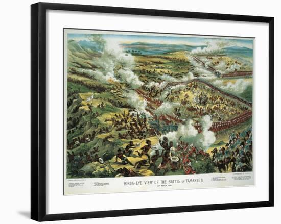 Sudan, 19th Century, English War, Battle of Tamanieb-null-Framed Giclee Print