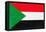 Sudan Flag Design with Wood Patterning - Flags of the World Series-Philippe Hugonnard-Framed Stretched Canvas