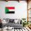 Sudan Flag Design with Wood Patterning - Flags of the World Series-Philippe Hugonnard-Stretched Canvas displayed on a wall