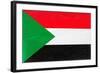 Sudan Flag Design with Wood Patterning - Flags of the World Series-Philippe Hugonnard-Framed Art Print