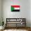 Sudan Flag Design with Wood Patterning - Flags of the World Series-Philippe Hugonnard-Art Print displayed on a wall