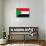 Sudan Flag Design with Wood Patterning - Flags of the World Series-Philippe Hugonnard-Mounted Art Print displayed on a wall