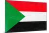 Sudan Flag Design with Wood Patterning - Flags of the World Series-Philippe Hugonnard-Mounted Art Print