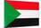 Sudan Flag Design with Wood Patterning - Flags of the World Series-Philippe Hugonnard-Mounted Art Print