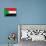 Sudan Flag Design with Wood Patterning - Flags of the World Series-Philippe Hugonnard-Art Print displayed on a wall