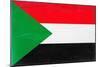 Sudan Flag Design with Wood Patterning - Flags of the World Series-Philippe Hugonnard-Mounted Art Print