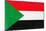 Sudan Flag Design with Wood Patterning - Flags of the World Series-Philippe Hugonnard-Mounted Art Print