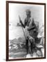 Sudan Warrior with Spear Photograph - Sudan-Lantern Press-Framed Art Print