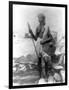 Sudan Warrior with Spear Photograph - Sudan-Lantern Press-Framed Art Print