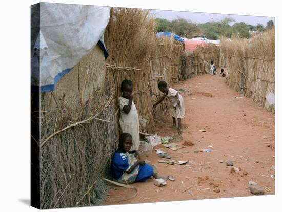 Sudanese Children Play-null-Stretched Canvas