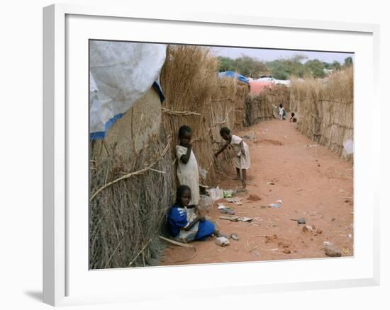 Sudanese Children Play-null-Framed Photographic Print