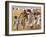 Sudanese Displaced Children Play Soccer at Abu Shouk Camp-null-Framed Premium Photographic Print