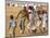 Sudanese Displaced Children Play Soccer at Abu Shouk Camp-null-Mounted Photographic Print