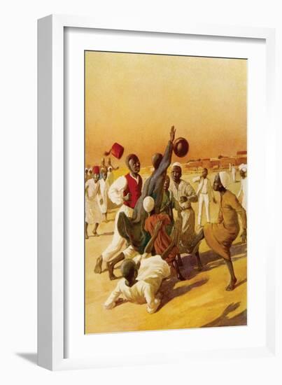 Sudanese Football-null-Framed Art Print