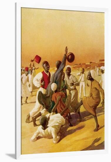 Sudanese Football-null-Framed Art Print