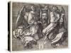 Sudarium Displayed by Two Angels, 1513-Albrecht Dürer-Stretched Canvas