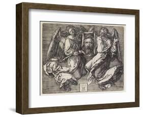 Sudarium Displayed by Two Angels, 1513-Albrecht Dürer-Framed Giclee Print