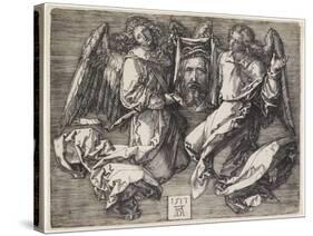 Sudarium Displayed by Two Angels, 1513-Albrecht Dürer-Stretched Canvas