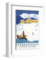 Sudbahn Hotel, Semmering, Austria-Kosel Hermann-Framed Premium Giclee Print