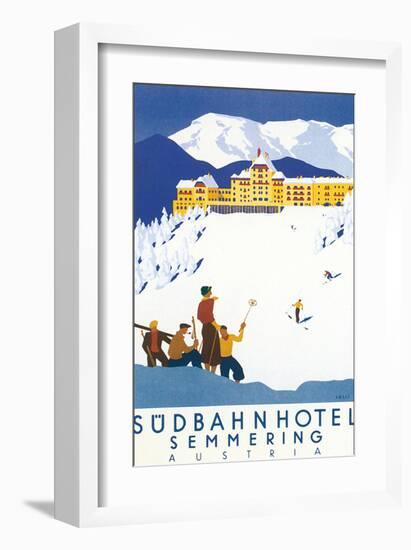 Sudbahn Hotel, Semmering, Austria-Kosel Hermann-Framed Art Print