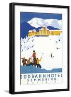 Sudbahn Hotel, Semmering, Austria-Kosel Hermann-Framed Art Print