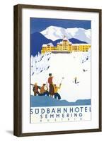 Sudbahn Hotel, Semmering, Austria-Kosel Hermann-Framed Art Print