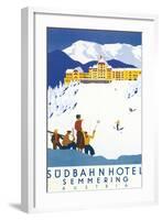 Sudbahn Hotel, Semmering, Austria-Kosel Hermann-Framed Art Print