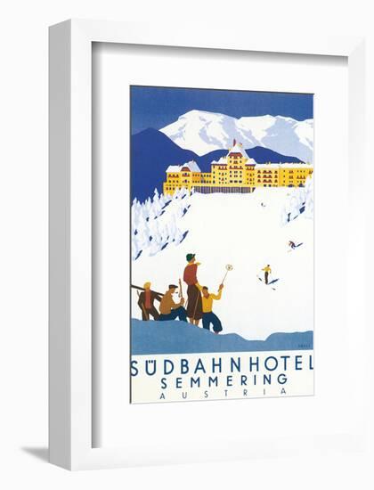 Sudbahn Hotel, Semmering, Austria-Kosel Hermann-Framed Art Print