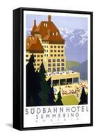 Sudbahn Hotel - Summer-null-Framed Stretched Canvas